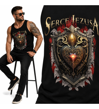 tank-top  Chrześcijański  Serce Jezusa